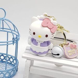 Brand New Hello Kitty Purple Keychain #3